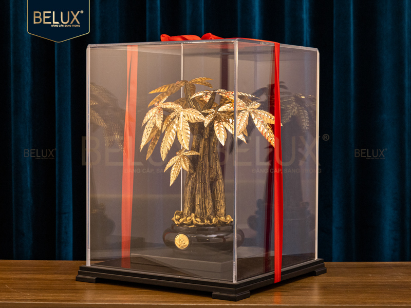 Chậu kim ngân dát vàng 24k cỡ to